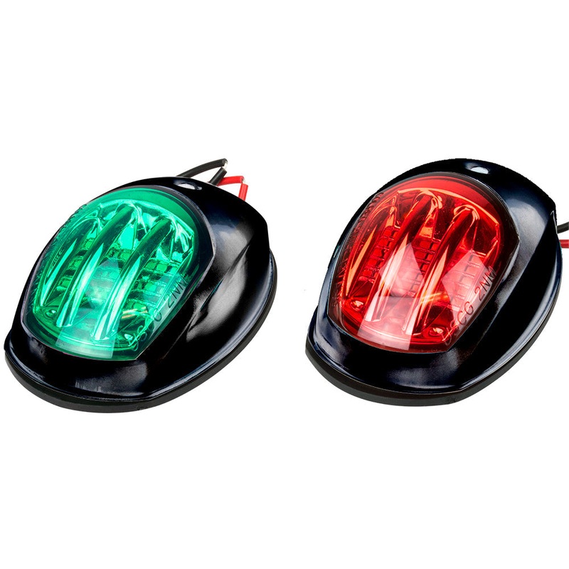 Sea-Dog Black LED Navigation Lights – Port Starboard 400073-1