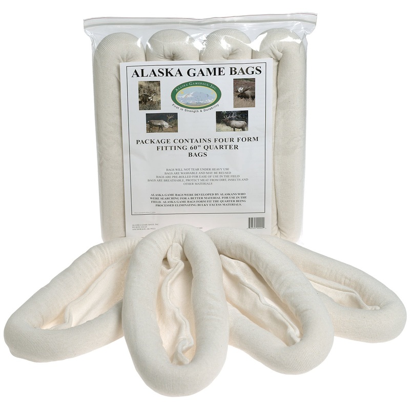Alaska Game Bags Rolled Quarter Bags- Four Pack