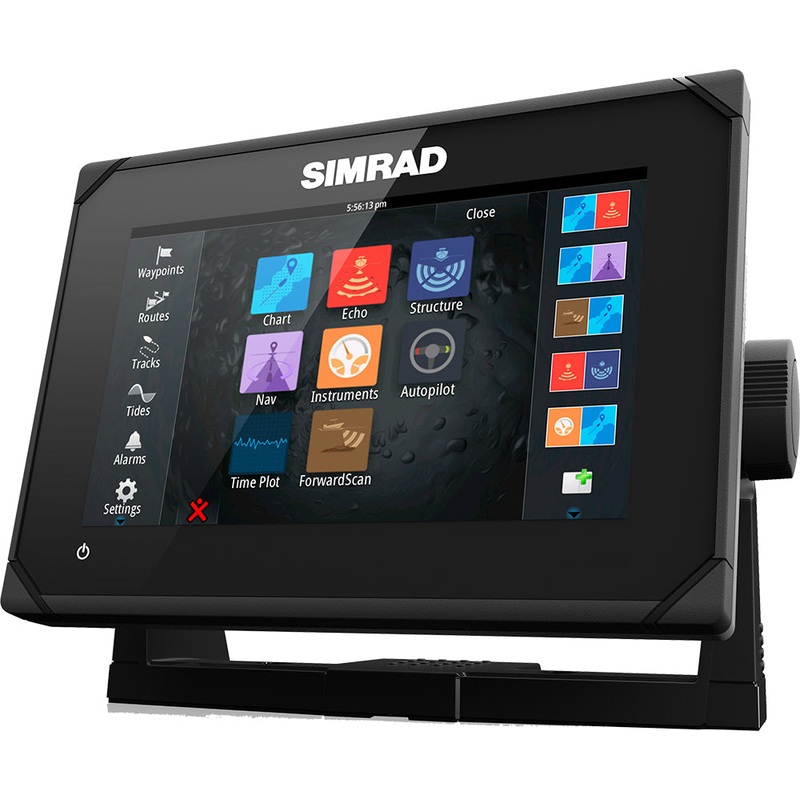 Simrad GO7 7″ Multi-touch 83/200 Chartplotter & Echosounder