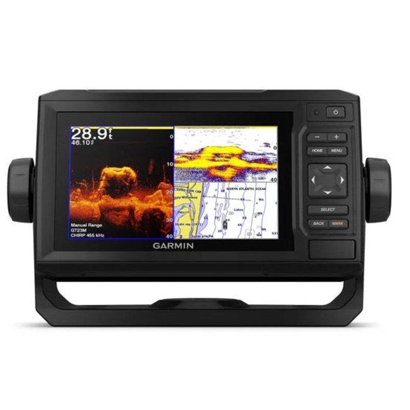Garmin ECHOMAP Plus 64cv GPS Fishfinder & Chartplotter w/GT23 Transducer