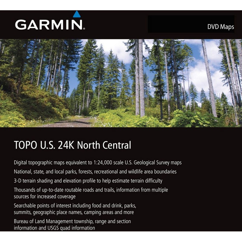 Garmin TOPO US 24K North Central DVD