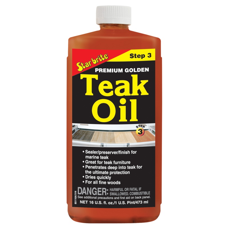 Starbrite Premium Teak Oil-Step 3