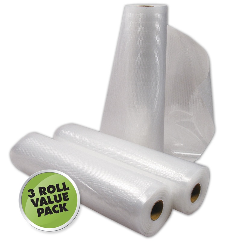 WESTON 3-Pack 11″ x 18′ Vacuum Seal Bags
