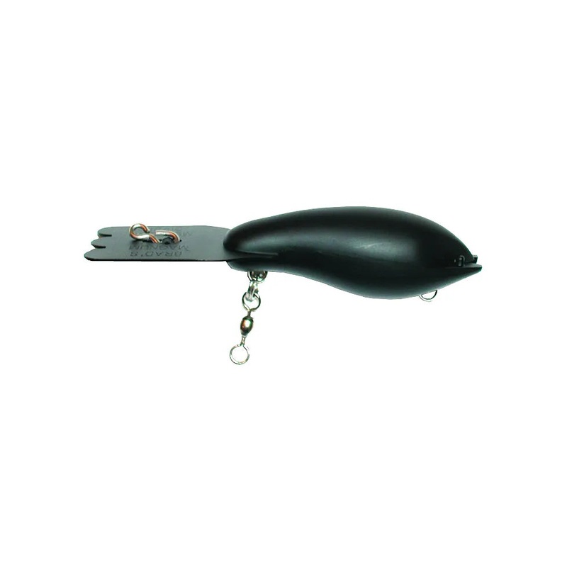 Brad’s Mud Dog Diver Black Fishing Lure
