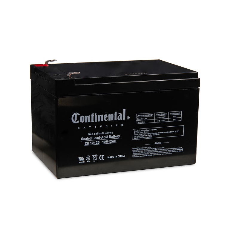 Continental 12 Volt 12 Amp SLA Battery F2