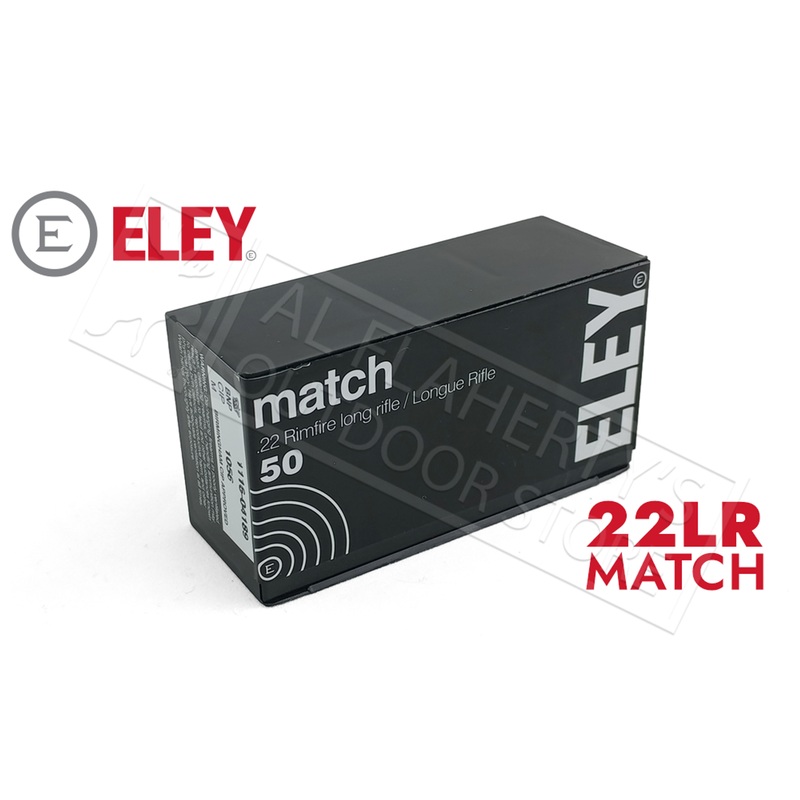 Eley 22LR Match 40 Grain Box of 50 Rounds #01100