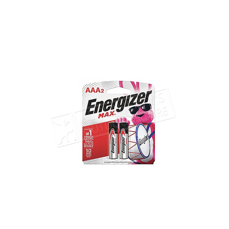 Energizer MAX AAA Batteries – Pack of 2 #E92BP2