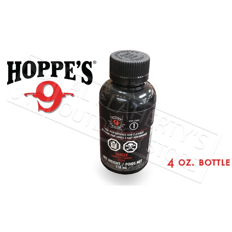 Hoppe’s Black High Performance Gun Cleaner 4 oz. Bottle #HBC4