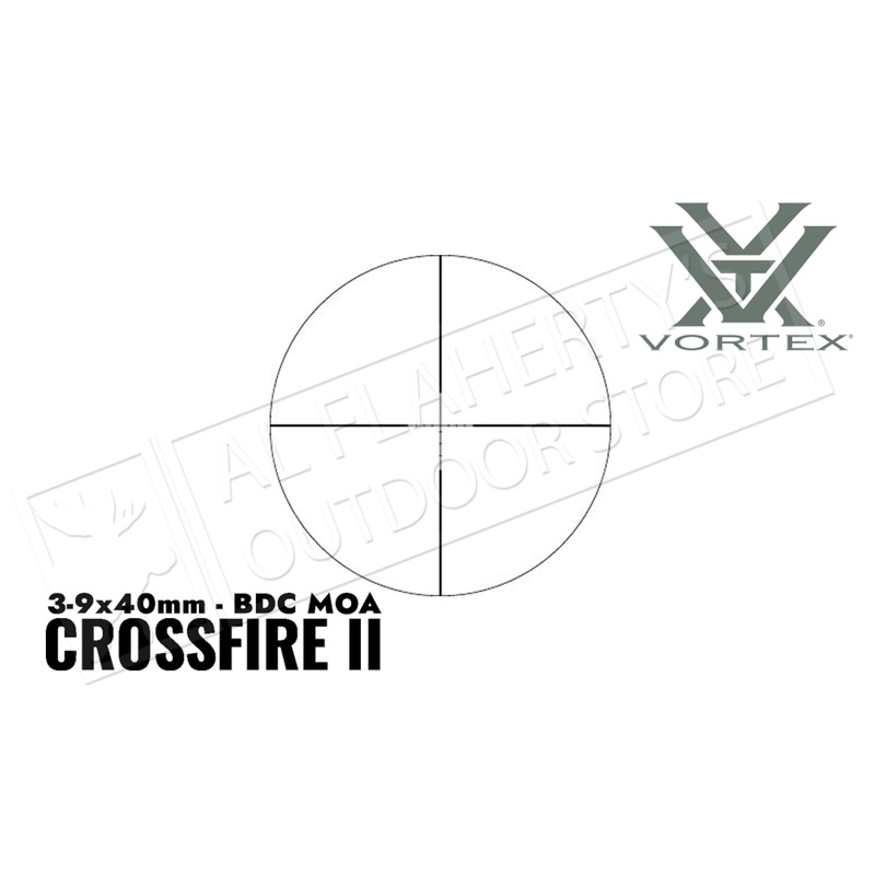 Vortex Crossfire II 3-9x40mm Riflescope with BDC Reticle #CF2-31007