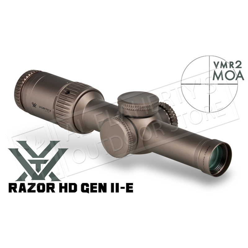 Vortex Razor HD Gen II-E SFP Scope 1-6x24mm with VMR-2 MOA Reticle #RZR-16010