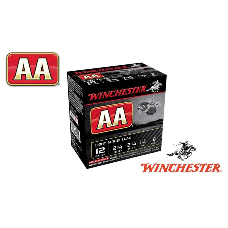 Winchester AA 12 Gauge #8, 2-3/4