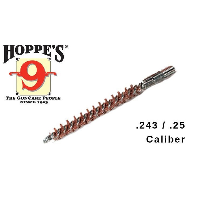 Hoppe’s Phosphor Bronze Brush Rod-End, .243/.25 Caliber Rifle #1310P