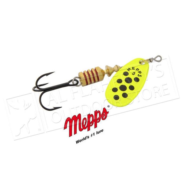 Mepps Comet Spinners with Interchangeable Hooks Size 4, 1/3 oz. #C4