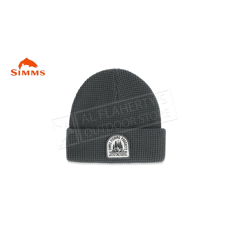 Simms Waffle Knit Beanie, Midnight #13786-403
