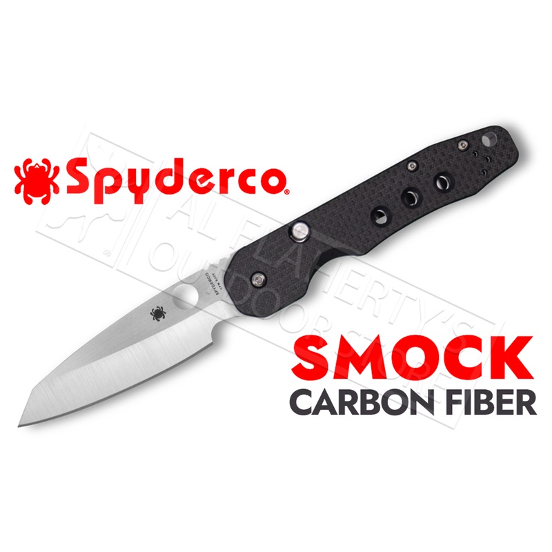 Spyderco Smock by Kevin Smock Sheepsfoot with Carbon Fiber and G-10 grips #C240CFP