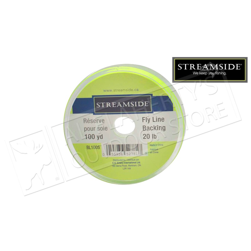 Streamside Line Backing for Fly and Drift Fishing – 100 Yards 20 LB Test #BL100S