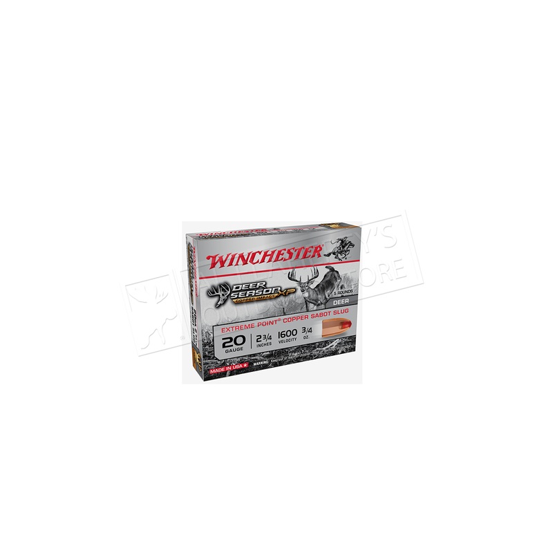 Winchester Copper Impact 20 Gauge 2-3/4 Sabot Slug #X20CLF