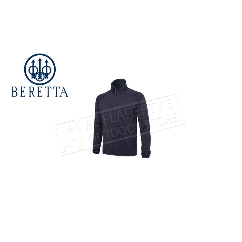 Beretta Ceramic Face Fleece Shirt, Ebony #P3561T219909