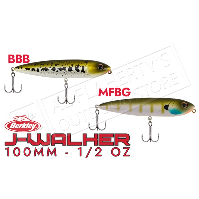 Berkley J-Walker 100 Top-Water Baits #BHBJW100