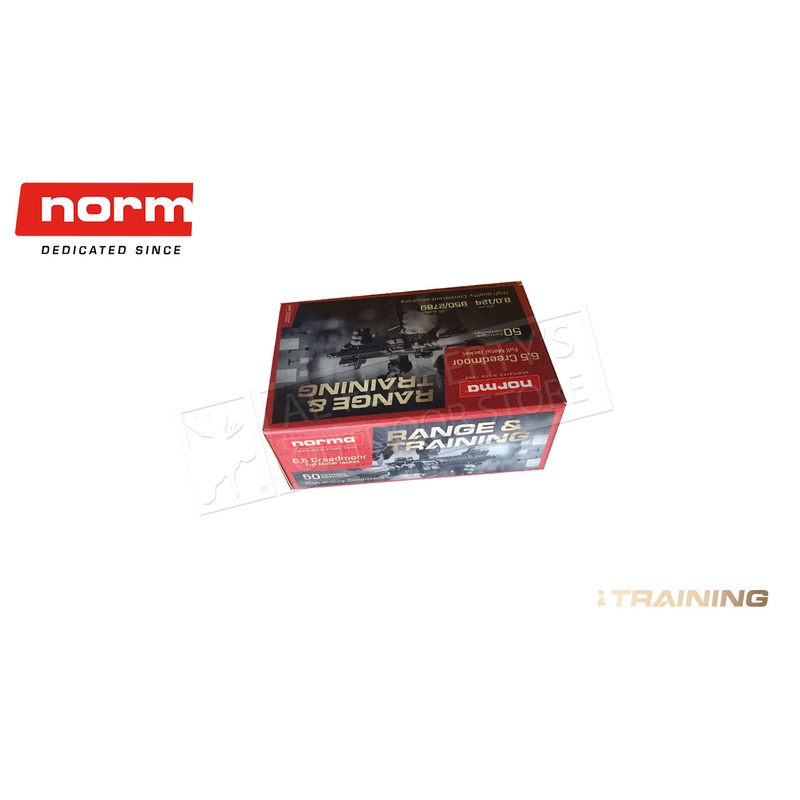 Norma Range & Training 6,5 Creedmoor 124gr, Box of 50 #20166650