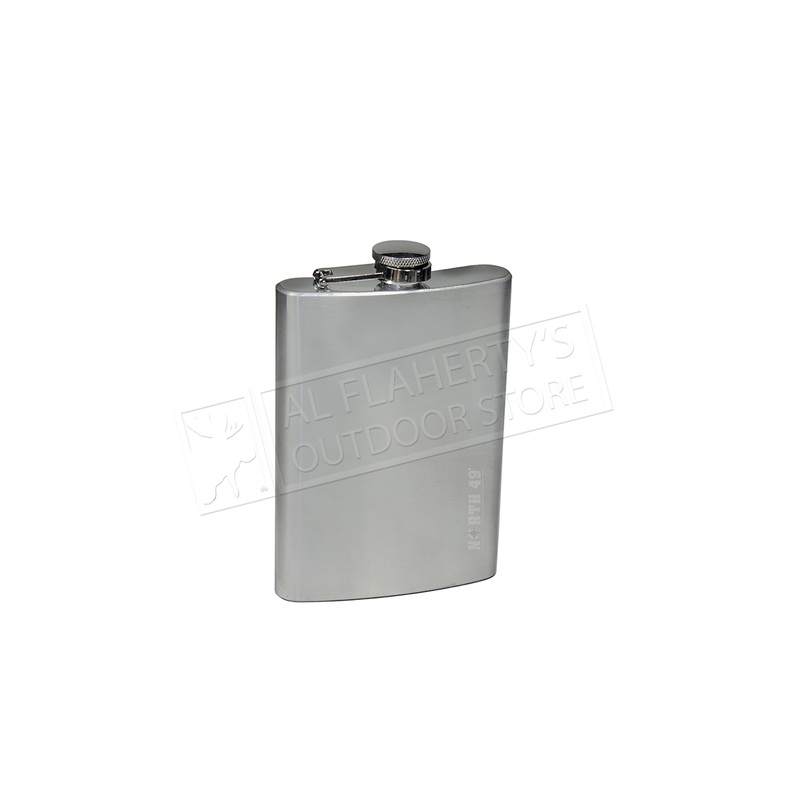 North 49 Stainless Steel Flask 8 Oz. #612