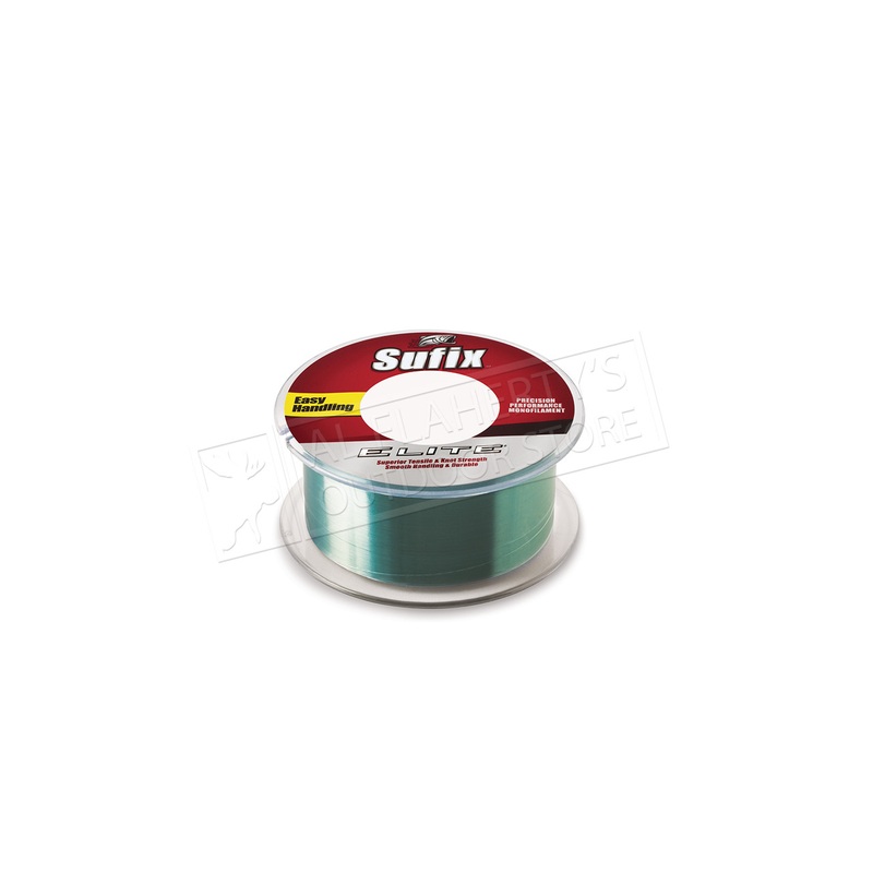Sufix Elite Fishing Line, Low Vis Green 330 Yards #661/G