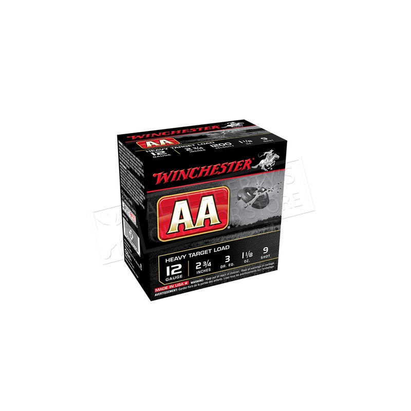 Winchester AA Heavy Target Load 12 Gauge #9, 2-3/4