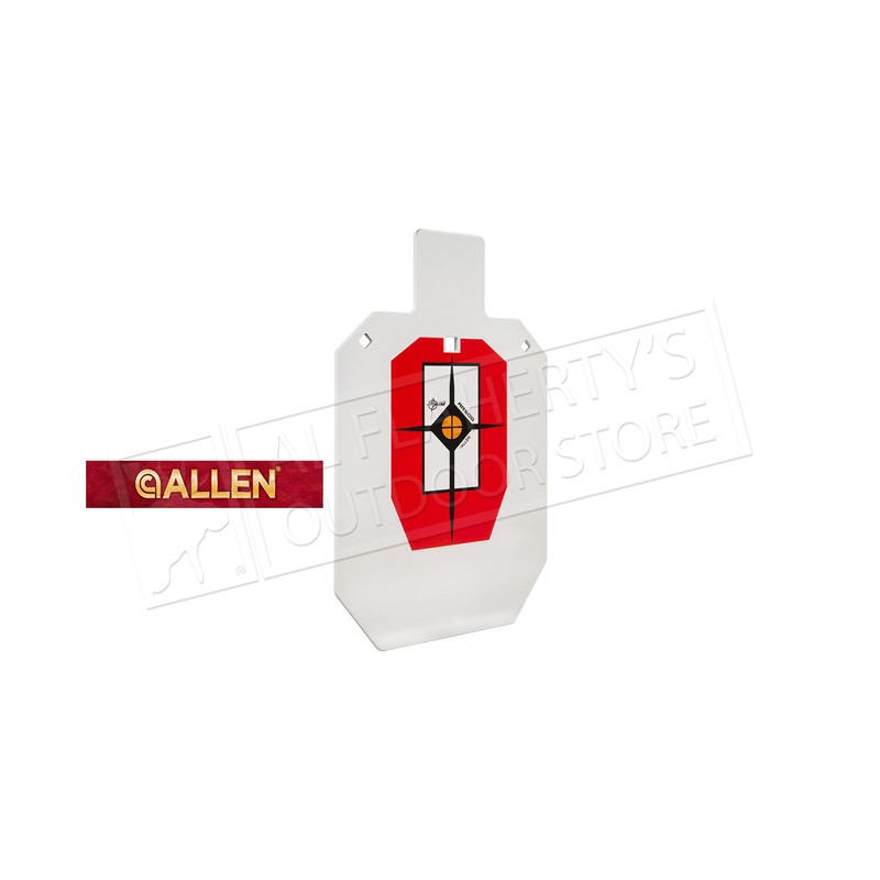 Allen EZ-Aim Hardrock AR500 IPSC Silhouette Shooting Target, 9