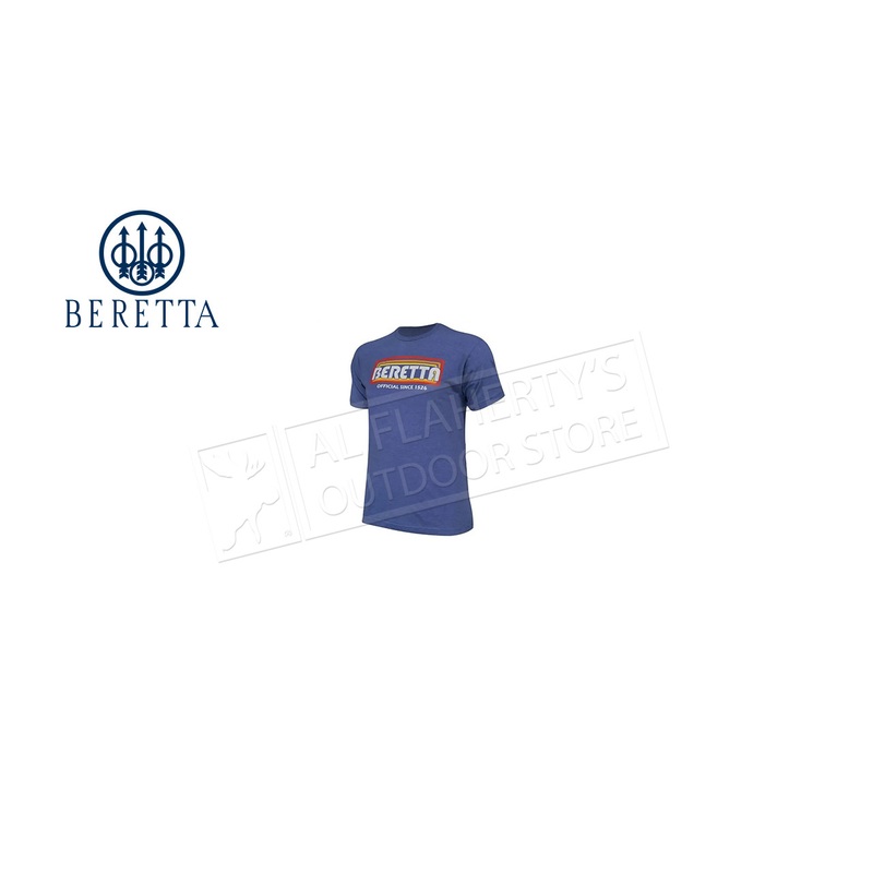 Beretta Retro Bloq T-Shirt, Royal #TS732T1890050U