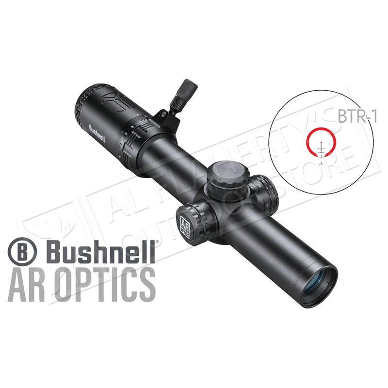 Bushnell AR Optics1-8x24mm Scope with Illuminated BTR1 Reticle #AR71824I