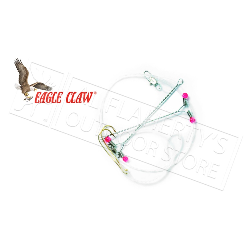 Eagle Claw Snelled Hook Crappie Rig, Sizes 4-1 #015