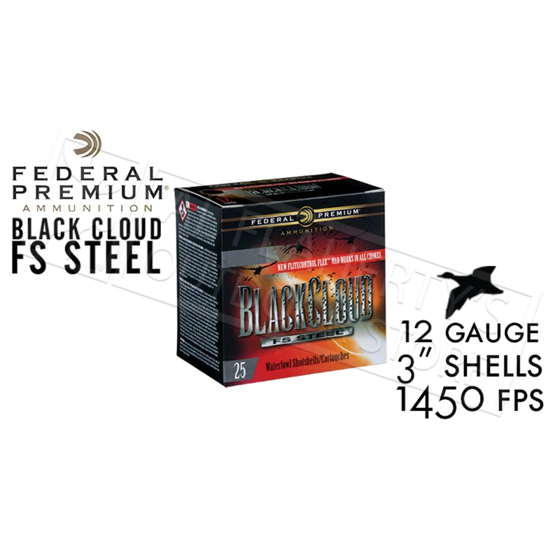 Federal Black Cloud FS Steel with FliteControl Flex Wad 12 Gauge 3
