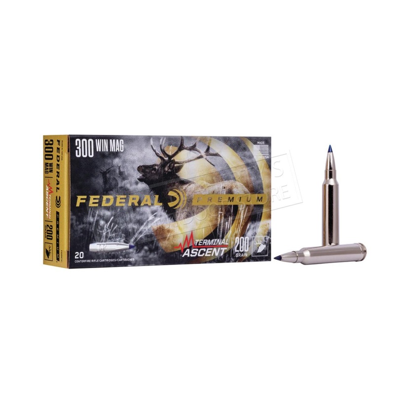 Federal Premium Terminal Ascent 300 Winchester Magnum, 200 Grain, Box of 20 #P300WTA1
