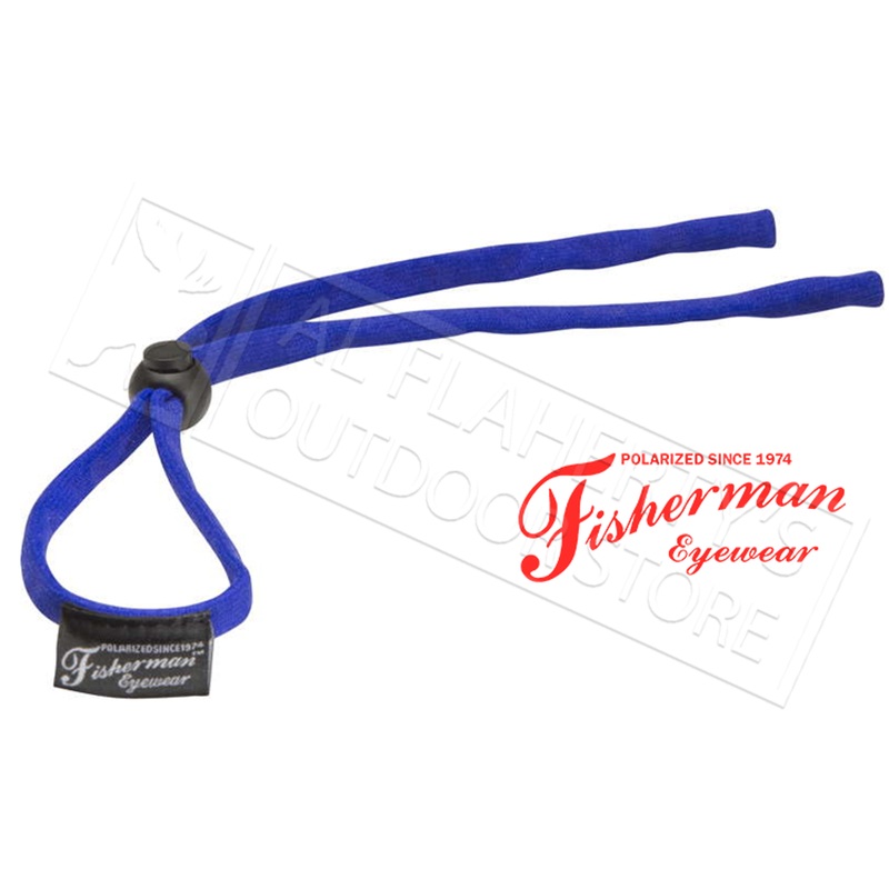 Fisherman Eyewear Soft Retaining Cord for Glasses, Blue #90963