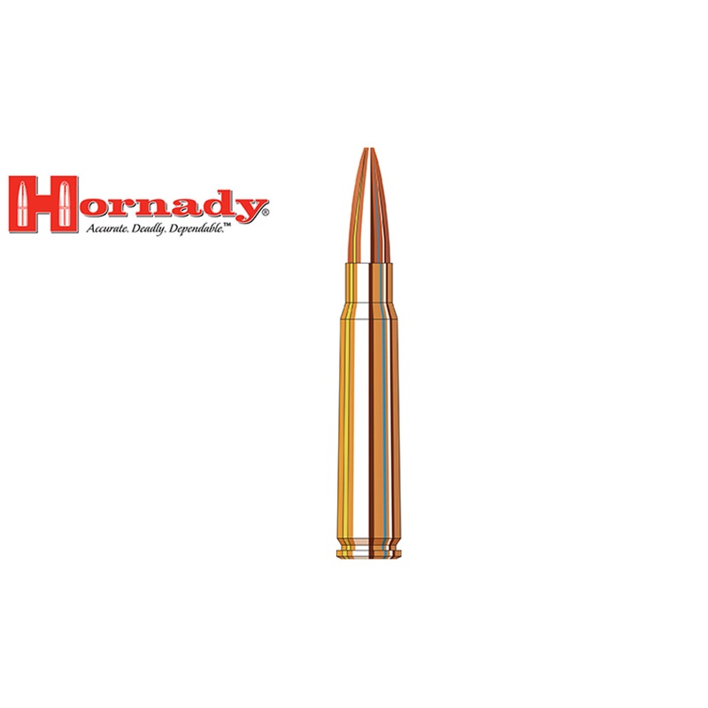 Hornady 8×57 JS Vintage Match, BTHP 196 Grain Box of 20 #82298