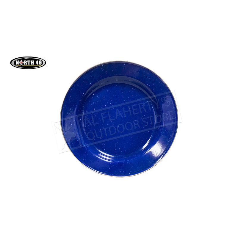 WFS Enamel S/S Rimmed Dinner Plate #701