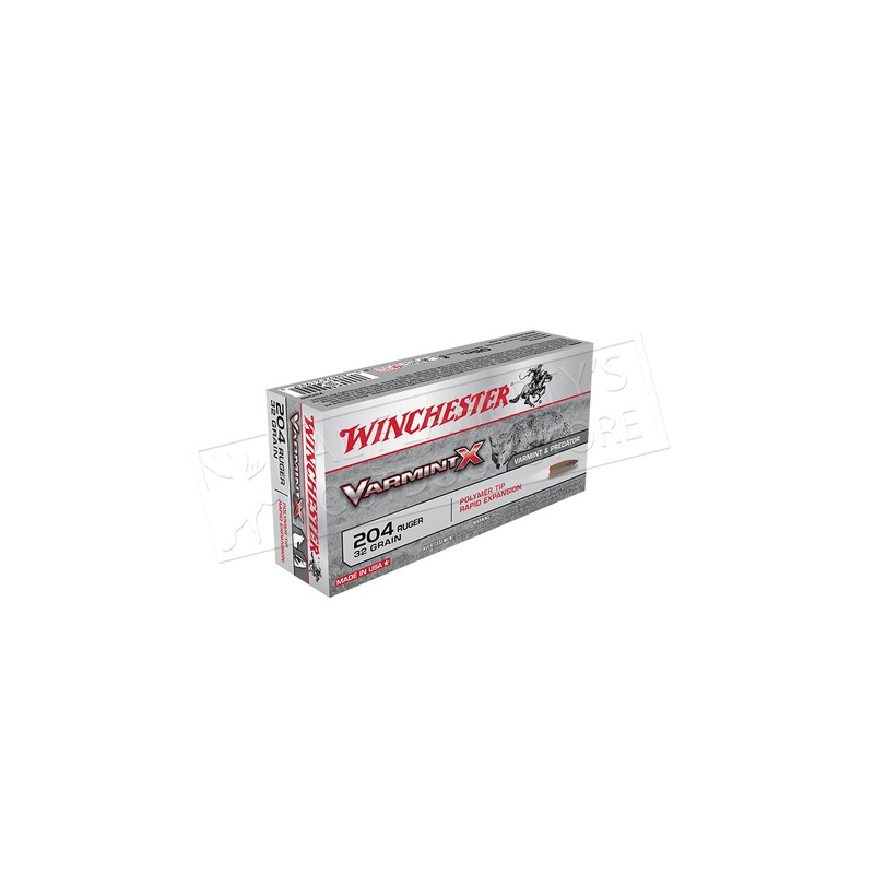 Winchester 204 Ruger Varmint, 32 Grain #X204P