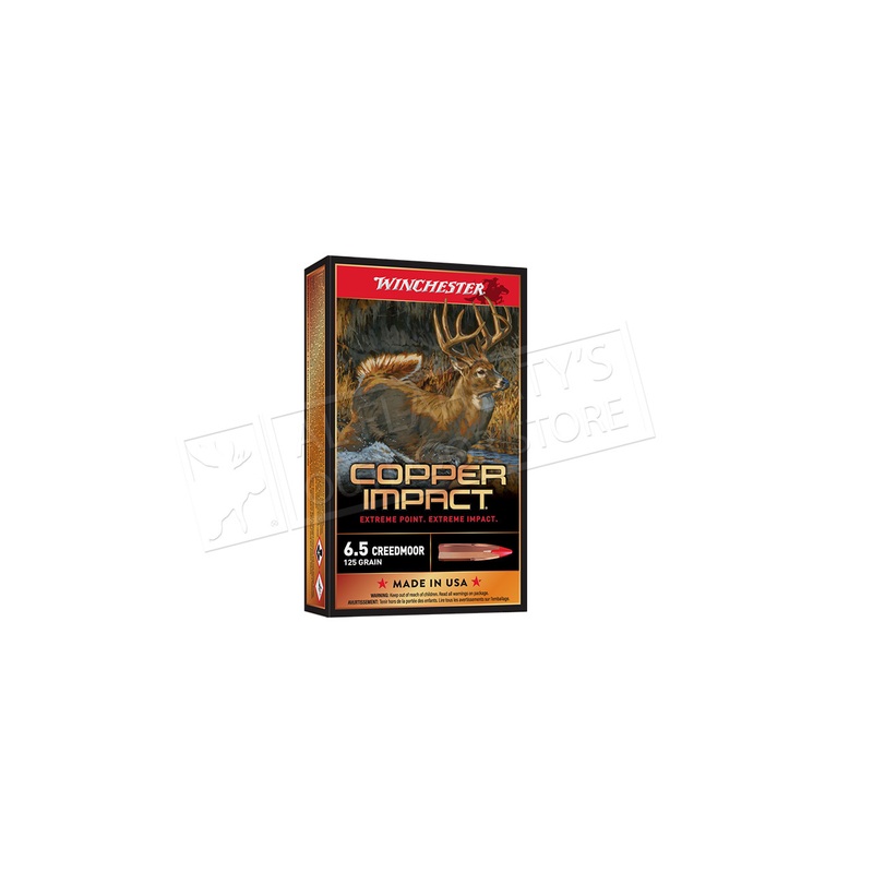 Winchester 6.5 Creedmoor, 125 Grain Copper Impact #X65CLF