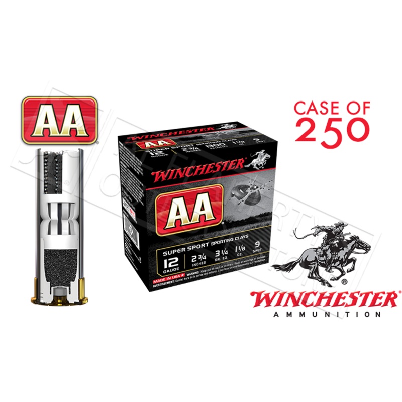 Winchester AA Super Sport Sporting Clays Shot Shells 12 Gauge 2-3/4