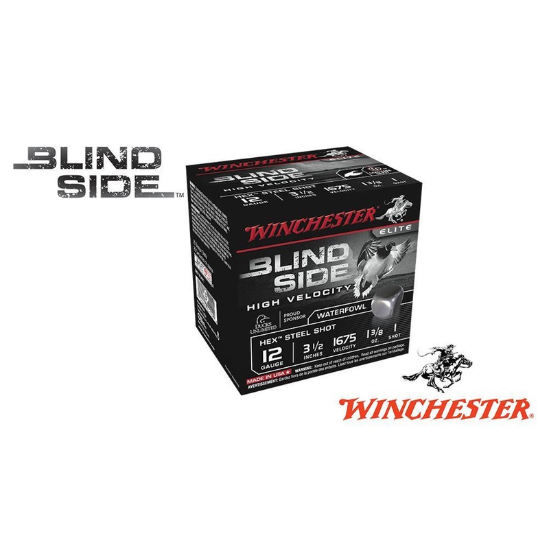 Winchester Elite Blind Side High Velocity Waterfowl Shells 12 Gauge 3-1/2