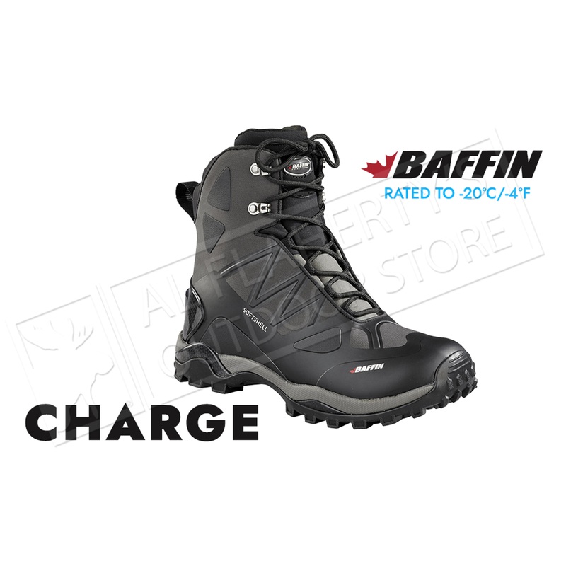 Baffin Charge Winter Hiker Black, Various Sizes #SOFTM022