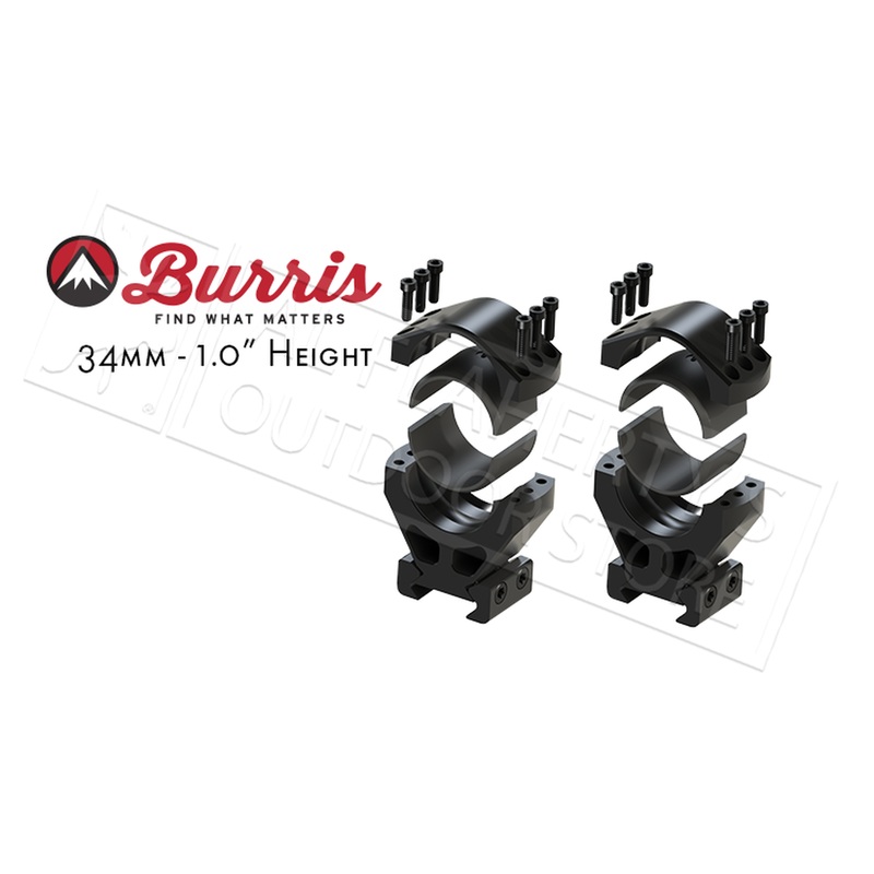 Burris XTR Signature Rings, 34mm 1.50