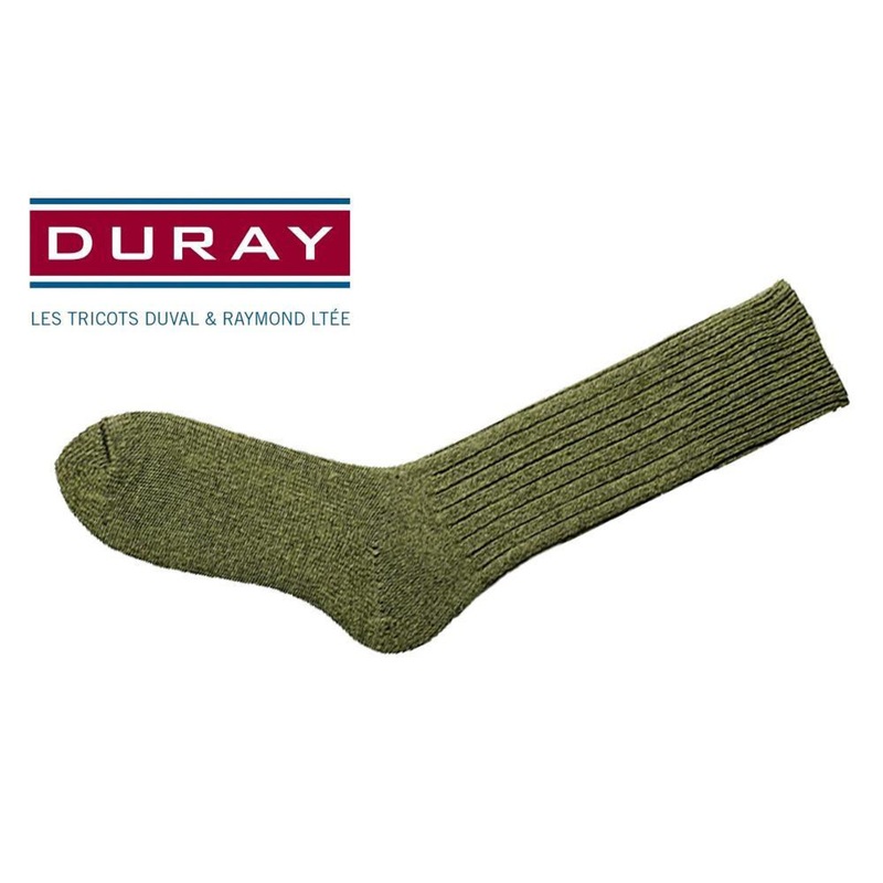 Duray Army Work Sock, Green, Size 11 #4311