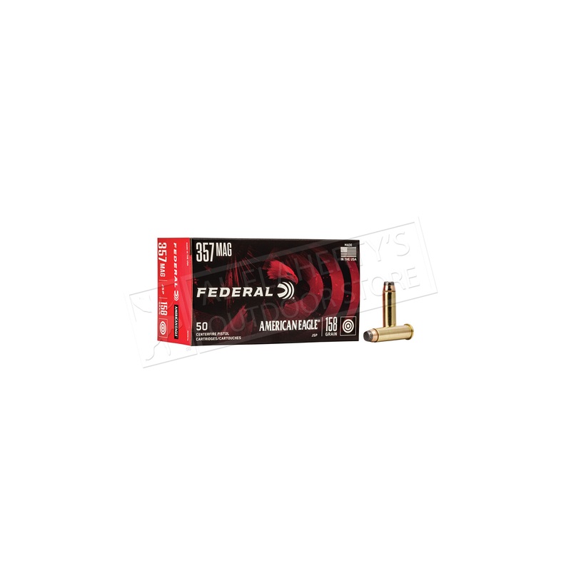Federal American Eagle 357 Magnum 158 Grain JSP Box of 50 #AE357A