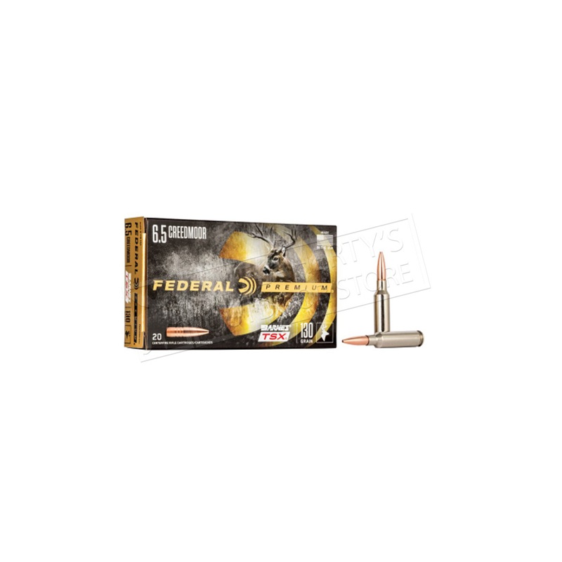 Federal Barnes TSX 6.5 Creedmoor 130 Grain #P65CRDBTSX1