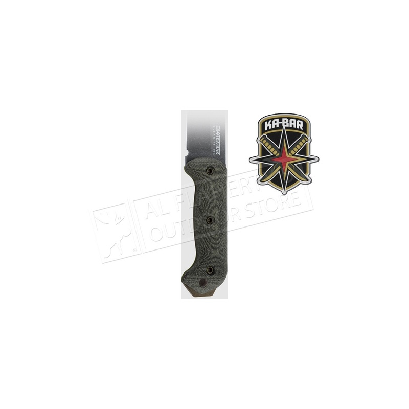 KA-BAR Black Micarta Becker Handle Set for Full Size Becker Knives #BK77BLKHNDL
