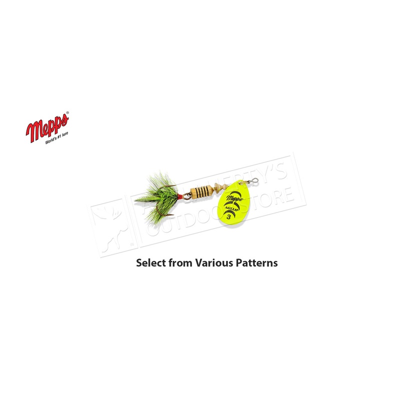 Mepps Aglia Spinners, Inline, Dressed Hook, Size 5 1/2 Oz. #B5D