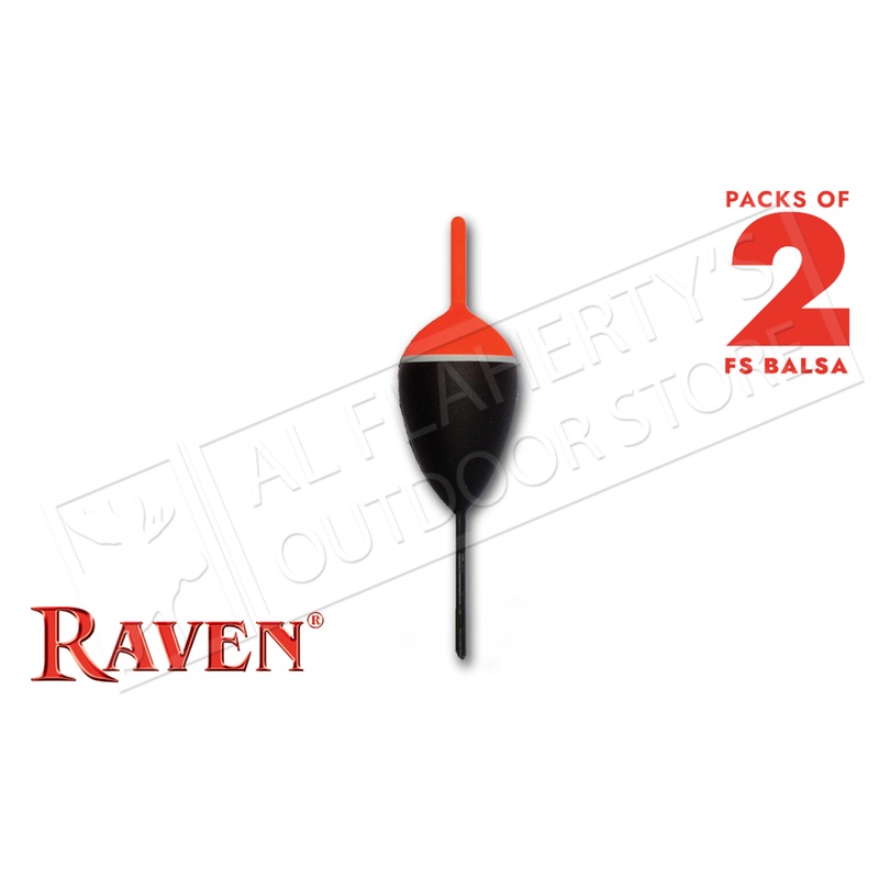 Raven Steelhead Fixed-Stem Float Fast and Shallow Flow Size 3, 3.8g or 4, 5g #RVFFS-2 Pack