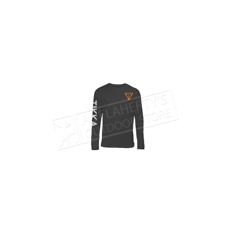 Tikka Tech Long Sleeve T-Shirt, Black #TS199T11800999