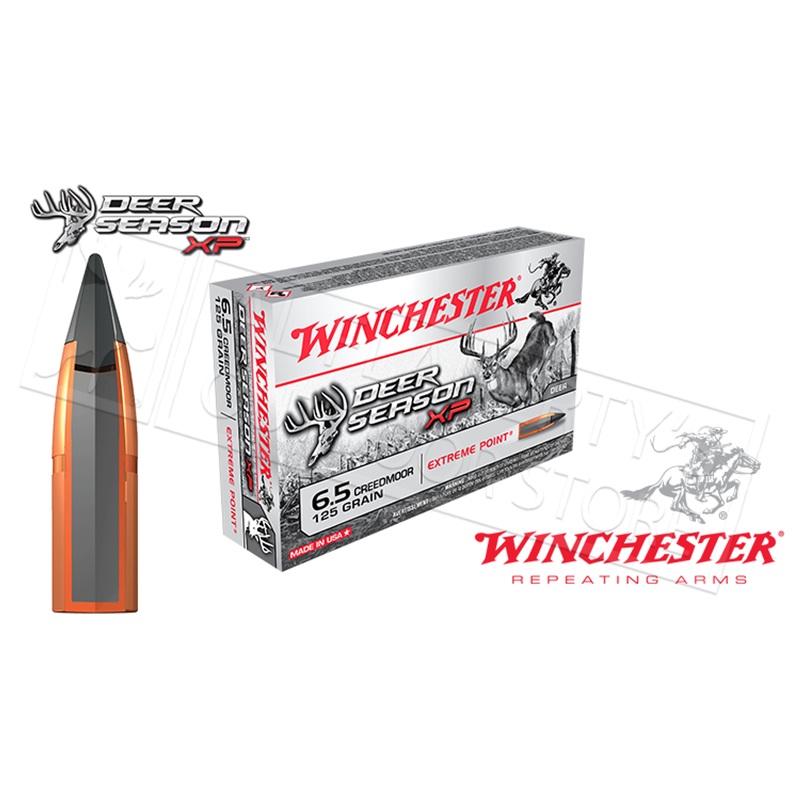 Winchester 6.5 Creedmoor Deer Season XP, Polymer Tipped 125 Grain box of 20 #X65DS
